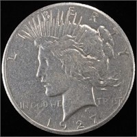 1927 PEACE DOLLAR AU