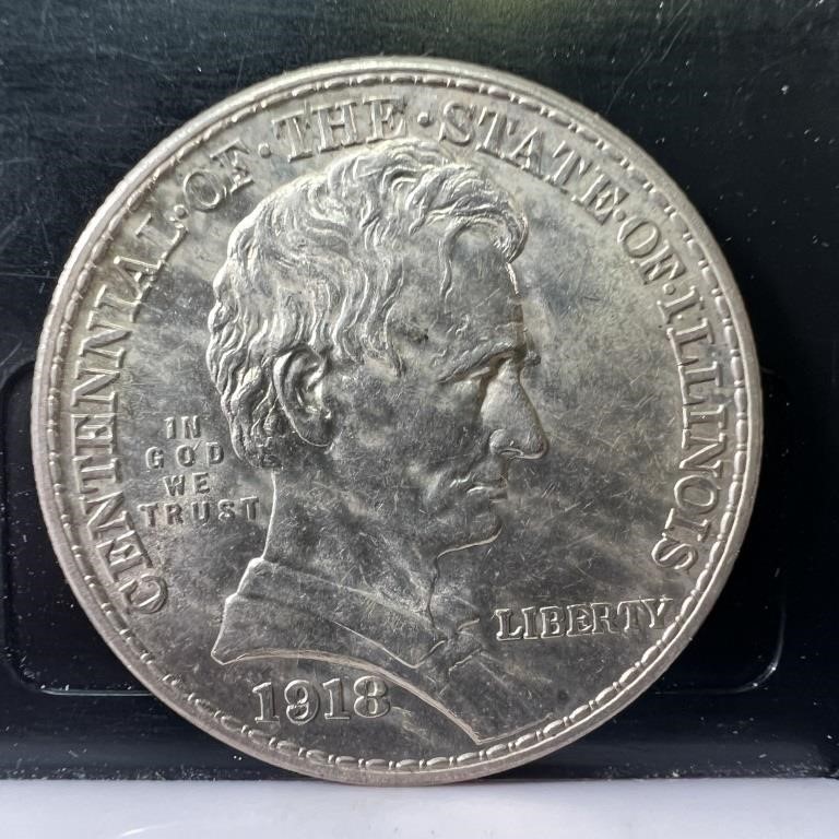 1918 Illinois Centennial Half Dollar
