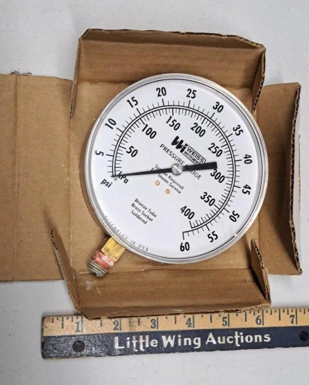 WEISS PRESSURE GAUGE-NEW