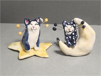 Amy Lacombe Cats Star & Moon WhimsiClay