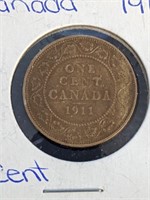 1911 Canada King George V 1 Cent