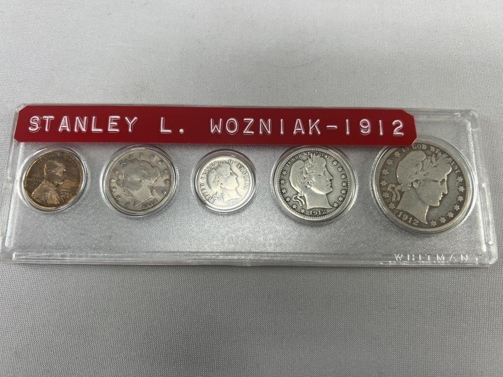 1912 Year US Coins Set