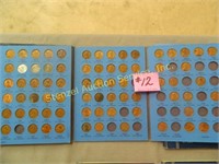 (50) Wheat, (23) Memorial Lincoln Cents in a