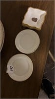 Lot of Assorted Saucer Dishes and Ashtrays