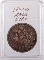 Coin 1892-S  Morgan Silver Dollar Rare! Fine+