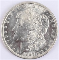 Coin 1887-S  Morgan Silver Dollar  Almost Unc.