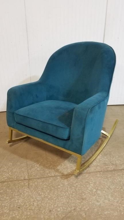 Rocking Upholstered Armchair (LIKE NEW)