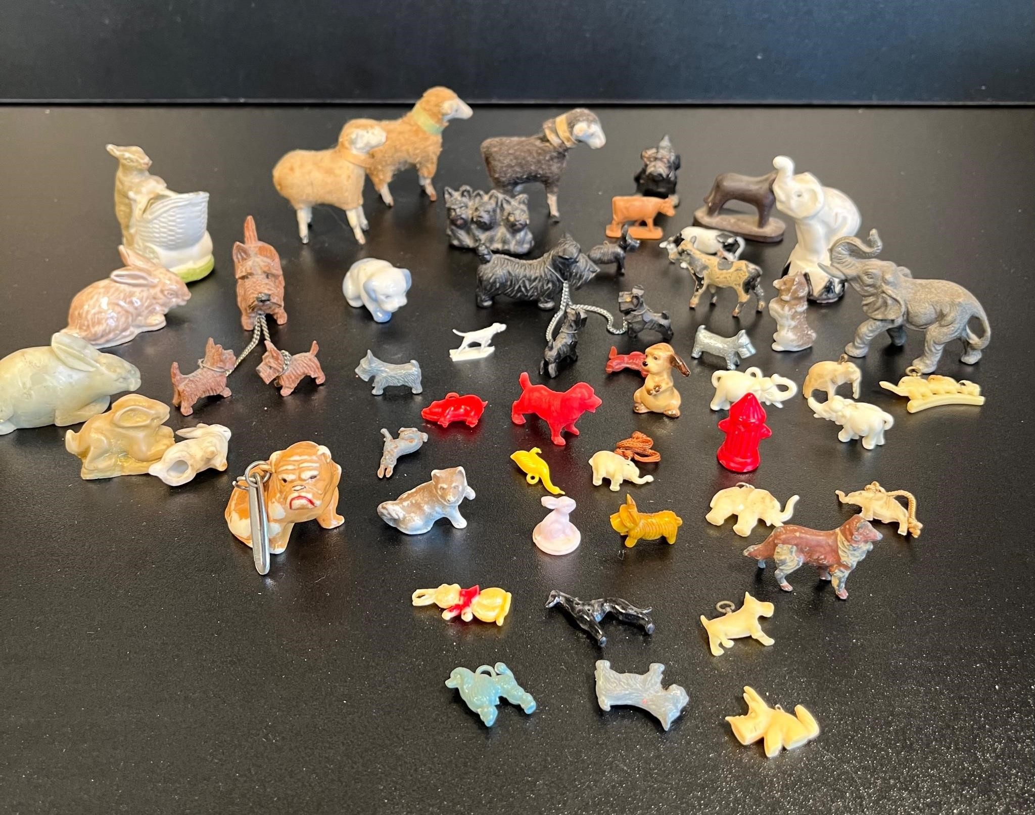 Collection of Miniature Animal Figurines