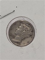 90% Silver 1941 Mercury Head Silver Dime