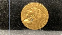 Gold: 1926 $2.50 Indian Head Gold Coin
