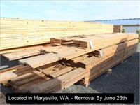 LOT, 1" X 8" DOUG FIR LUMBER AT APPROX 14', 16',