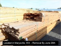 LOT, 1" X 6" KILN DRIED DOUG FIR LUMBER AT APPROX