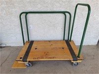Heavy Duty 4 Wheel Cart w/ Adjustable Handles