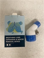 BREATHING LUNG EXPANSION AND MUCUS REMOVAL DEVICE