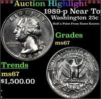 ***Auction Highlight*** 1989-p Washington Quarter