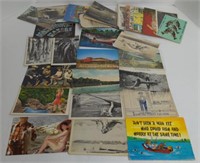 Large Fishing Novelty Post Cards