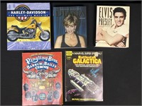 Table top books, Ringling, brothers, Battlestar,