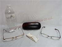 Gucci Case & 2 Pair Reading Glasses