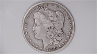 1890-CC Morgan Silver Dollar