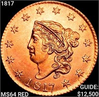 1817 Classic Head Cent HIGH GRADE +