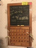 Calendar/To Do Chalk Board