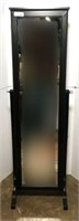 Standing Full Length Mirrored Jewelry Cabinet