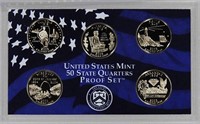 2003 United States Mint Proof Quarters 5 pc set No