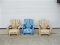 3 CHILDS CHAIRS