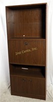 Tall Secretary Storage Shelf 30" X 14" 72"