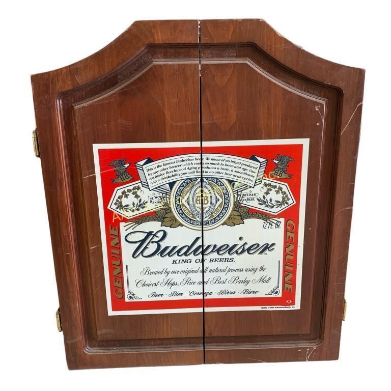 Budweiser Dart Board with King of Beers Logo