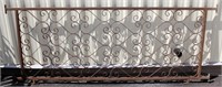 Vintage Heavy Cast Iron Trellis / Home Decor Panel