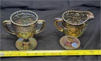 Imperial Indiana Carnival Glass  creamer and