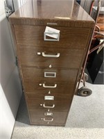 Steel case file cabinet