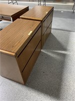2 wood dressers