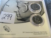 KENNEDY 50TH ANNV. SET UNCIRCULATED