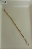 14k Diamond Tennis Bracelet (weight 8 grams).