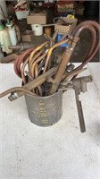 Torch sets welding equipment