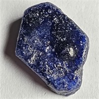 CERT 12.35 Ct Rough Blue Sapphire, GLI Certified