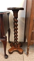 Tall wooden plant stand