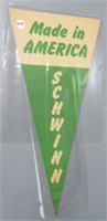2-Sided Schwinn Made in America World's Finest.
