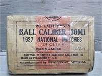 1937 National Match 30-06 Ammo 20 Rounds