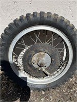 Akron Triumph Motorcycle Rim & Wheel