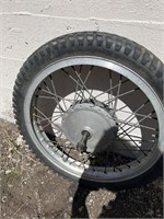 Akron  Metzler Motorcycle Wheel as-is