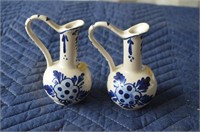 Pair of Pottery Pitchers