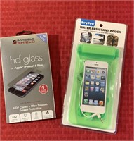New iPhone six+ HD glass/water resistant pouch