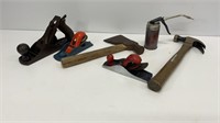 )2) Stanley table planes, Stanley hammer,