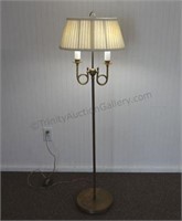 Vintage 1940's Brass 48" Pole Lamp