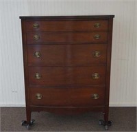 Vintage Dixie Mahogany Chest of Drawers