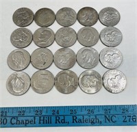 (20) 1970s Eisenhower Dollar Coins