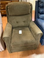 Nice Brown Gliding Recliner